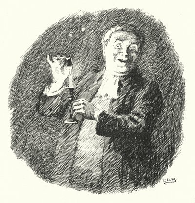 Hogy a gyertyáitok sokáig megmaradjanak, ti feleségek és szolgálólányok fül-o-t (metszet) adnak. alkotó: Leonard Leslie Brooke