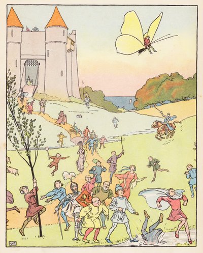 Tom Thumb (színes litográfia) alkotó: Leonard Leslie Brooke