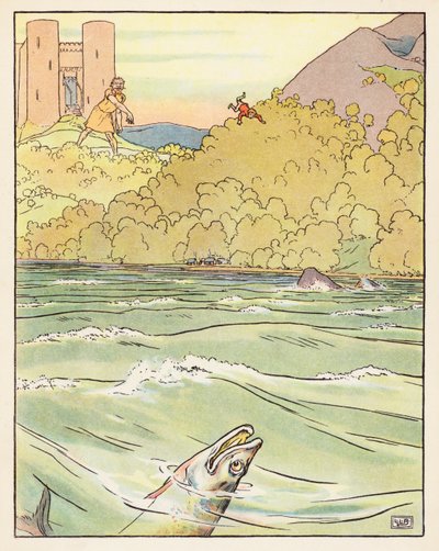 Tom Thumb (színes litográfia) alkotó: Leonard Leslie Brooke