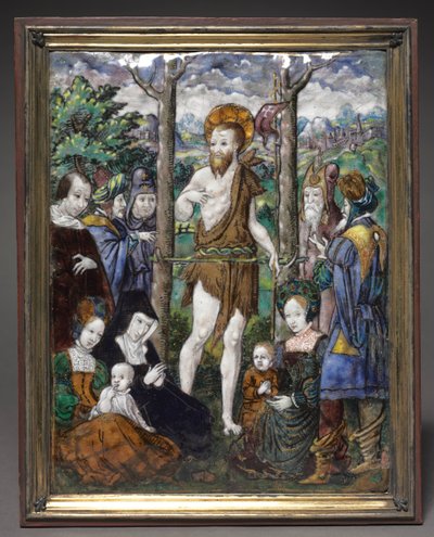 Prédikáció, 1500-as évek. alkotó: Leonard Limousin