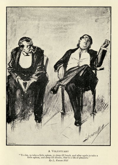 Ein Genussmensch von Leonard Raven Hill