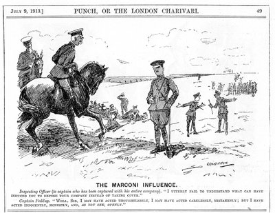 Marconi-Aktien-Skandal, 1913 von Leonard Raven Hill