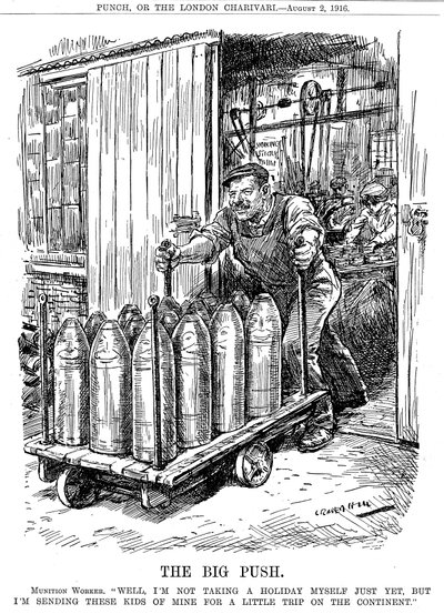 Der große Vorstoß, 1916 von Leonard Raven Hill