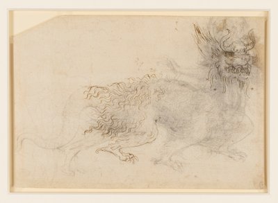 Egy sárkány jelmez tervezése alkotó: Leonardo da Vinci