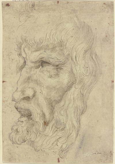 Antik maszkok bal oldalon alkotó: Leonardo da Vinci