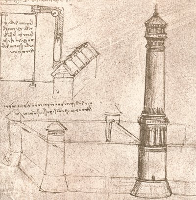 Kastélyépítészet, c1472-c1519 1883 alkotó: Leonardo da Vinci