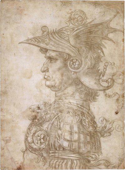 Egy harcos mellszobra alkotó: Leonardo da Vinci