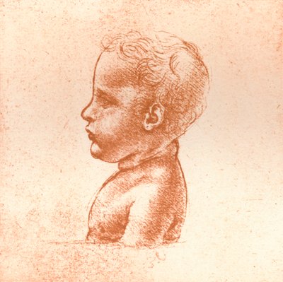 Egy fiú mellszobra, c1472-c1519 1883 alkotó: Leonardo da Vinci
