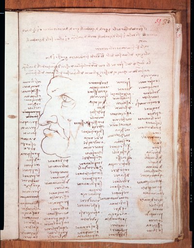 Trivulziano kódex, Leonardo da Vinci (Leonardo da Vinci) (1452-1519) - Trivulziana Könyvtár, Milánó alkotó: Leonardo da Vinci