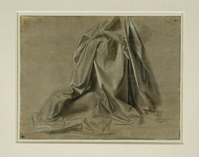 Daperie egy bábu figurához ... alkotó: Leonardo da Vinci