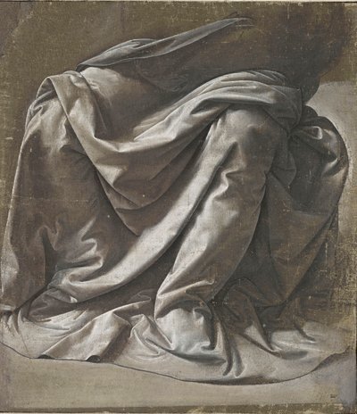Függöny ülő figurához, 1478 körül. alkotó: Leonardo da Vinci