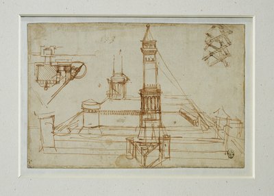 Építészeti tanulmány ... alkotó: Leonardo da Vinci
