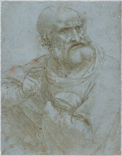 Félhosszúságú apostol alakja alkotó: Leonardo da Vinci