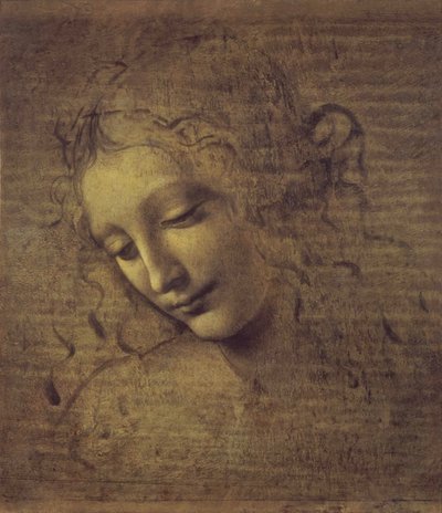 Egy nő feje La Scapigliata, 1500-as évek alkotó: Leonardo da Vinci