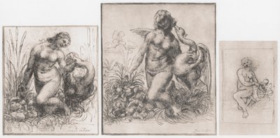 Léda és a hattyú, c1504-1506 alkotó: Leonardo da Vinci