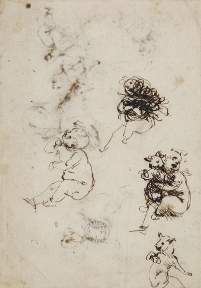 Leonardo da Vinci, 1857.0110.1 tárgy - hátlap (British Museum) alkotó: Leonardo da Vinci