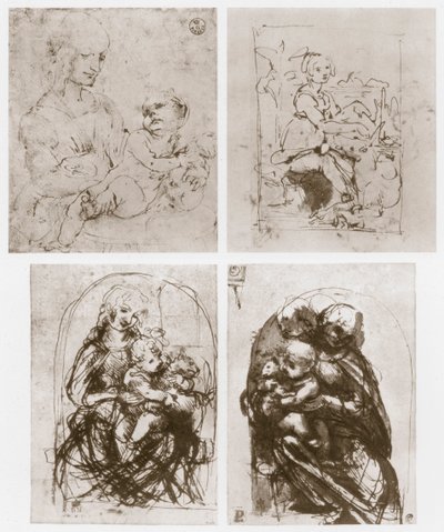 Madonna, 15. század. alkotó: Leonardo da Vinci