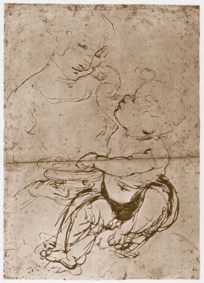 Madonna a gyümölcstállal, 1480-82 alkotó: Leonardo da Vinci