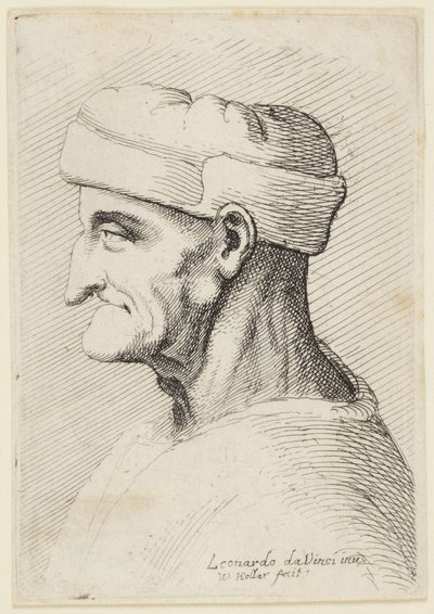 Sapkás öregember alkotó: Leonardo da Vinci