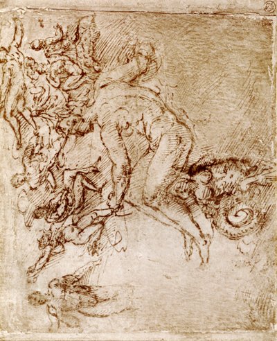 Leonardo Da Vinci toll- és tintavázlatai, 1913. alkotó: Leonardo da Vinci