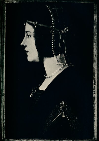 Egy fiatal hercegnő portréja, 1928 alkotó: Leonardo da Vinci