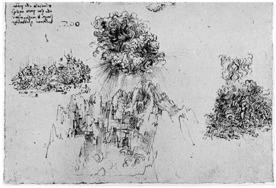 Vázlat az utolsó ítéletről, 15. század vége vagy 16. század eleje, 1954 alkotó: Leonardo da Vinci
