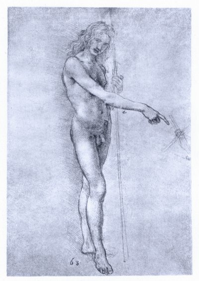 Keresztelő Szent János, 1478. alkotó: Leonardo da Vinci