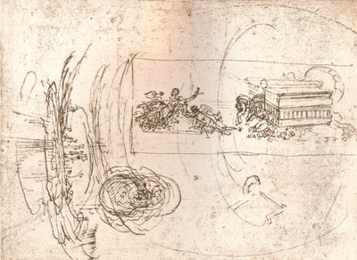 Tanulmányok allegorikus kompozíciókhoz, c1472-c1519 1883 alkotó: Leonardo da Vinci