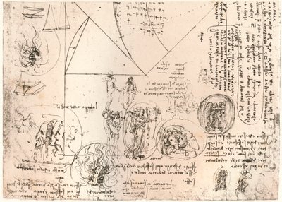 Tanulmányok a jelképekről, c1472-c1519 1883 alkotó: Leonardo da Vinci