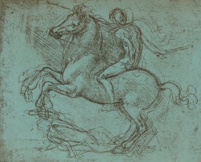 Tanulmány a Sforza-emlékműhöz, c1482-c1499 1883 alkotó: Leonardo da Vinci