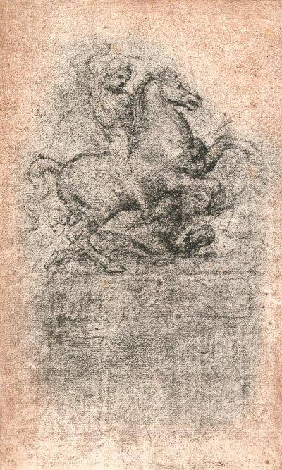 Tanulmány a Sforza-emlékműhöz, c1482-c1499 1883 alkotó: Leonardo da Vinci