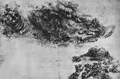 Az özönvíz, c1480, 1945 alkotó: Leonardo da Vinci