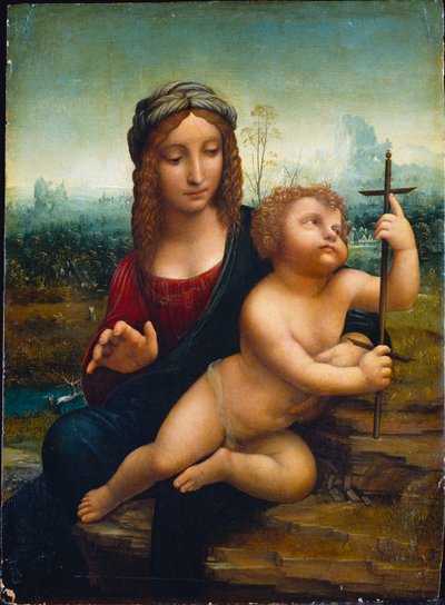 A Fonalfúvó Madonnája alkotó: Leonardo da Vinci