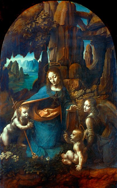 A Sziklaszűz, 1491-1519 alkotó: Leonardo da Vinci
