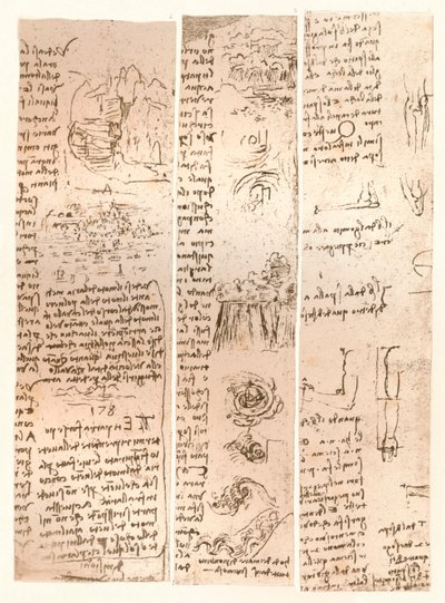 Három rajz, c1472-c1519 1883 alkotó: Leonardo da Vinci