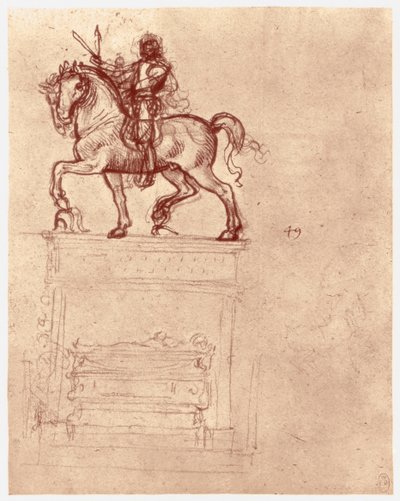 Trivulzio emlékmű, c1511 alkotó: Leonardo da Vinci