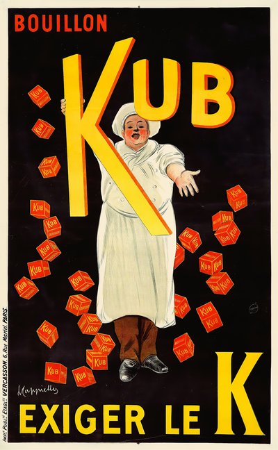 Bouillon Kub, c. 1911. alkotó: Leonetto Cappiello
