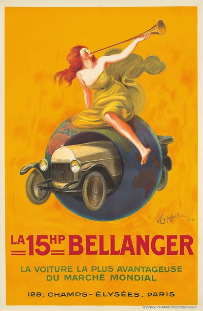 A 15 LE-s Bellanger, 1921. alkotó: Leonetto Cappiello