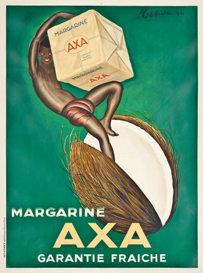 Axa margarin reklámplakát, 1931 alkotó: Leonetto Cappiello