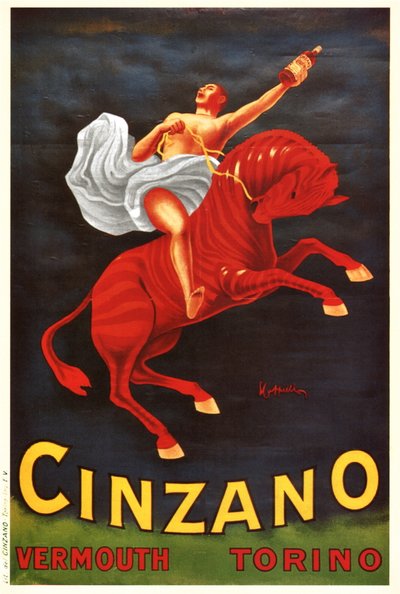 Vermouth Cinzano (plakát) alkotó: Leonetto Cappiello
