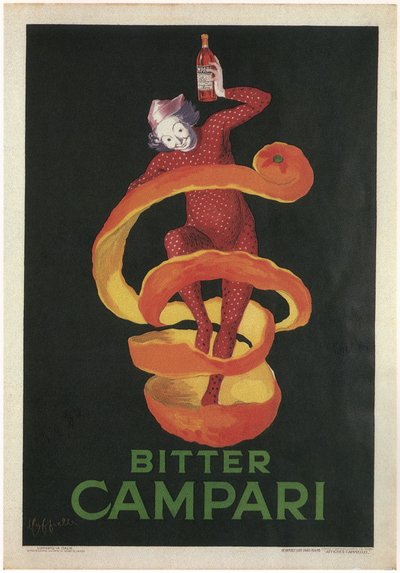 a Bitter Campari reklámja alkotó: Leonetto Cappiello