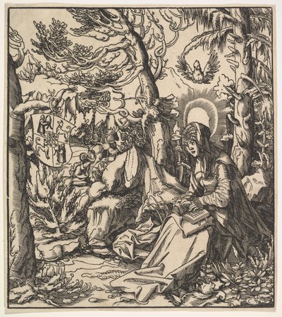 Toggenburgi Szent Ita, a Habsburg-szentek közül, 1516-18. alkotó: Leonhard Beck