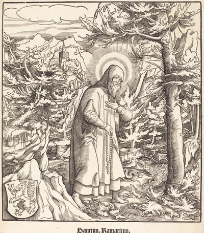 Szent Ramaricus alkotó: Leonhard Beck