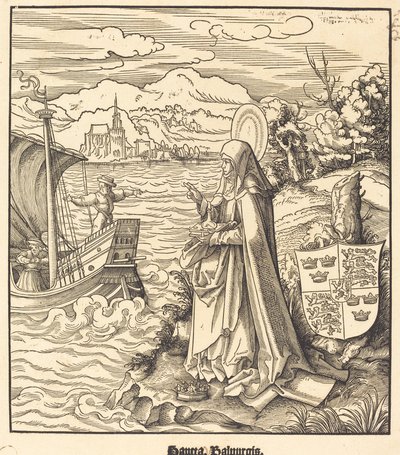 Szent Walpurgis alkotó: Leonhard Beck