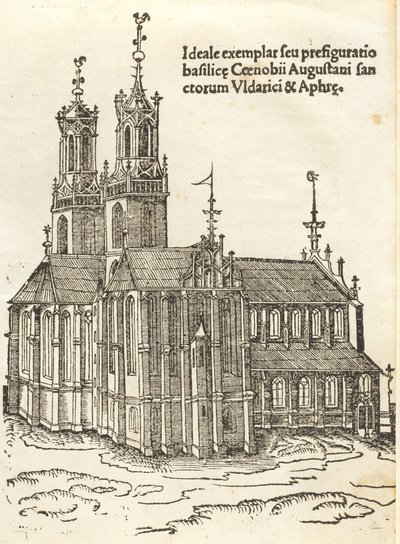 Krisztus dicsőséges gyóntatói Uldaricus és Sympertus alkotó: Leonhard Beck and Berno of Reichenau
