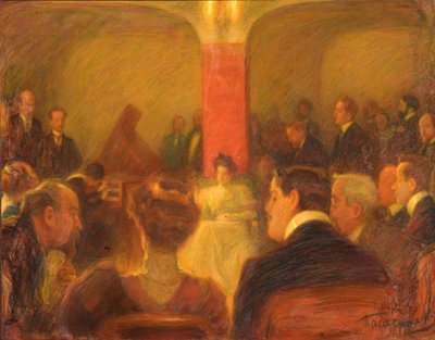 Wanda Landowska koncertje, 1907 alkotó: Leonid Osipovic Pasternak
