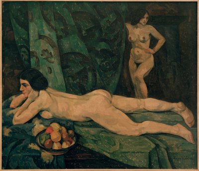 Belső női aktokkal alkotó: Leopold Durm