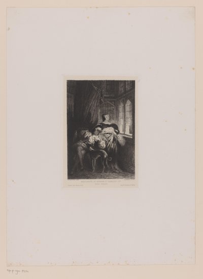 Valois Margit és I. Ferenc francia kettős portréja Marguerite de Navarre et François Ier (cím a tárgyon) alkotó: Leopold Flameng