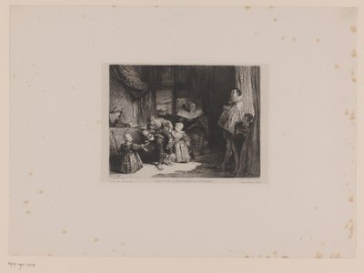 Hendrik IV van Spanje nagykövetként IV. Henrik és a spanyol nagykövet (cím a tárgyon) alkotó: Leopold Flameng
