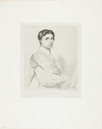Ingres huszonnégy évesen alkotó: Leopold Flameng